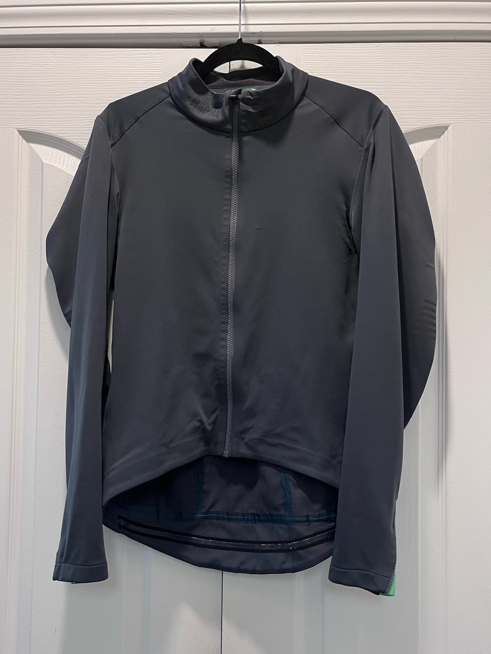 Rapha Cycling Training jacket Dark Gray Lightweight full zip Size Large